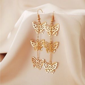 Beautiful Hollow Butterfly 🦋 Drop Earrings